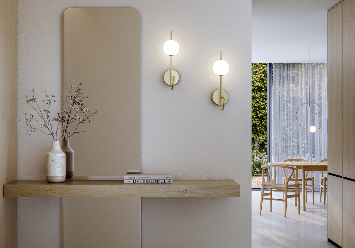 LAMPA KINKIET LOOP A-4120 ZŁOTY od ESTILUZ
