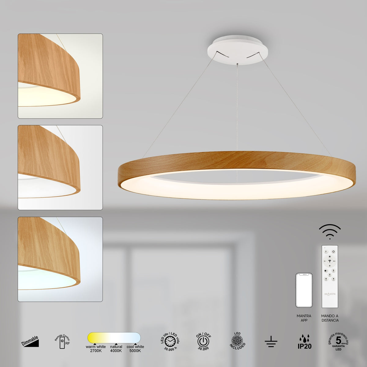 LAMPA SUFITOWA NISEKO II OD MANTRA 8575