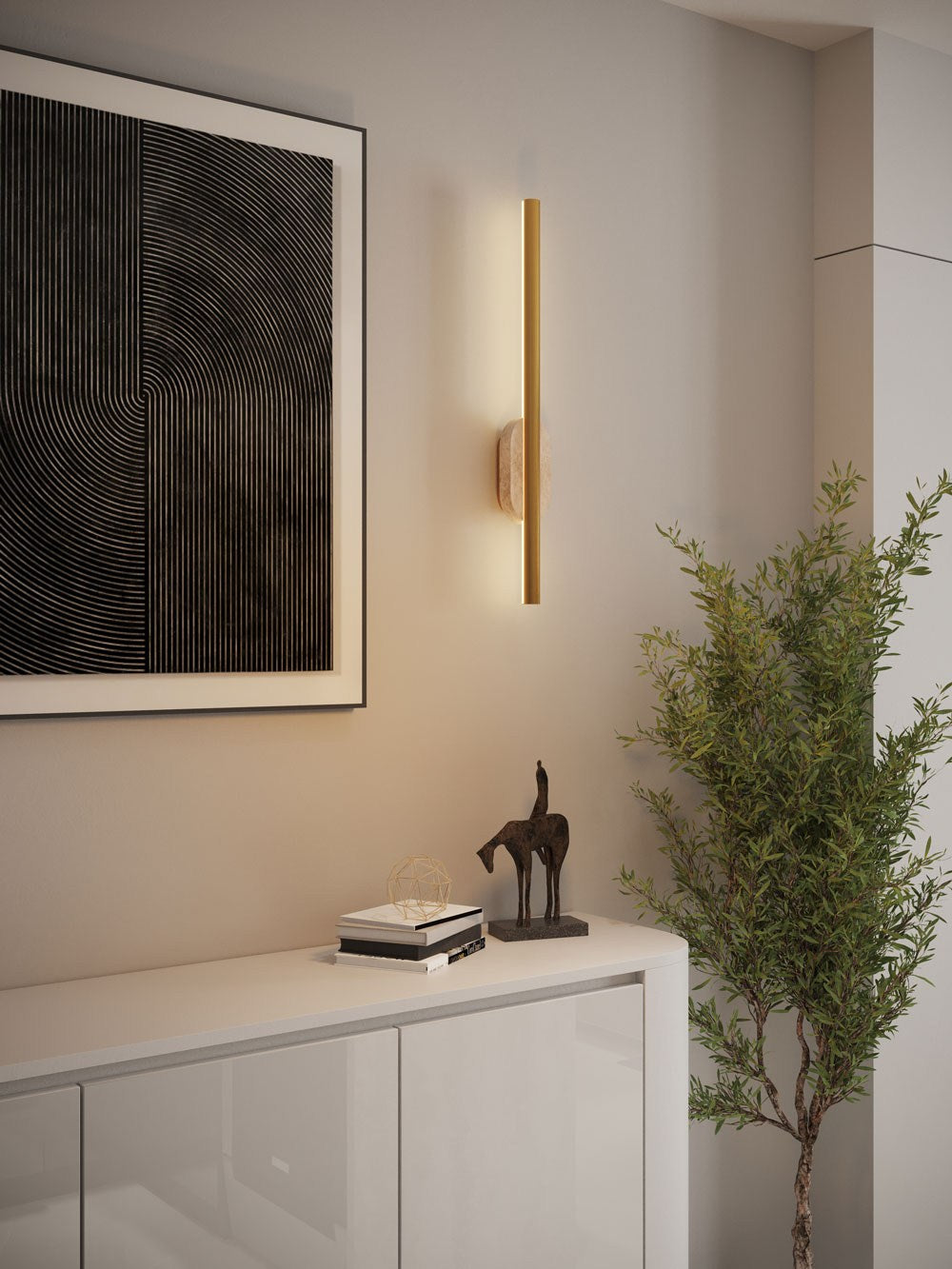 LAMPA KINKIET AMOR ZŁOTY OD MAXLIGHT W0418
