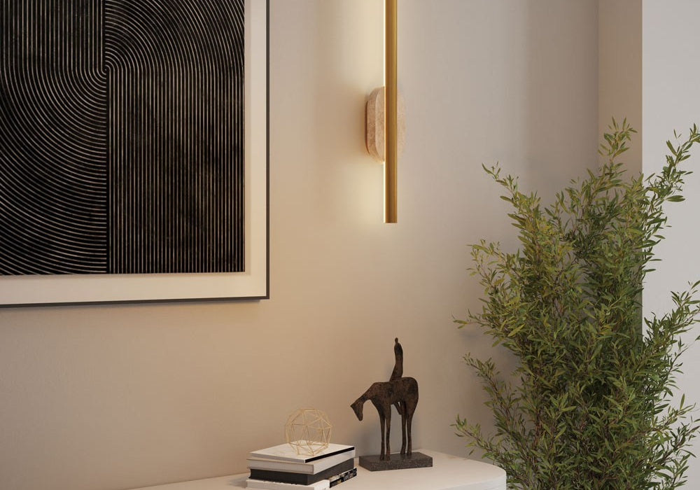 LAMPA KINKIET AMOR ZŁOTY OD MAXLIGHT W0418