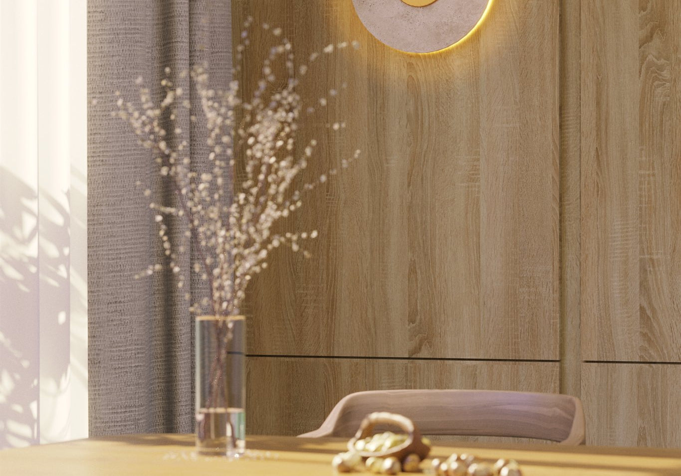 LAMPA KINKIET SUN ZŁOTY OD MAXLIGHT W0417