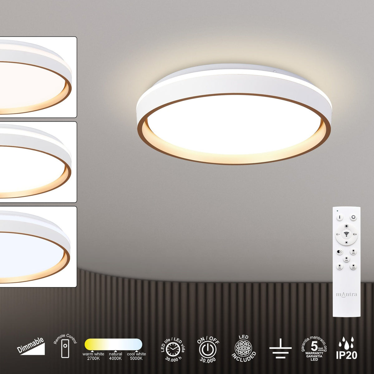 LAMPA SUFITOWA VERONA OD MANTRA 9028