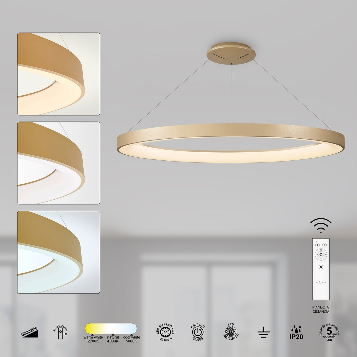 LAMPA SUFITOWA NISEKO II OD MANTRA 8647
