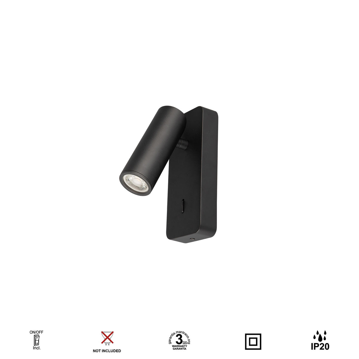 LAMPA ŚCIENNA NOTTE OD MANTRA 8874