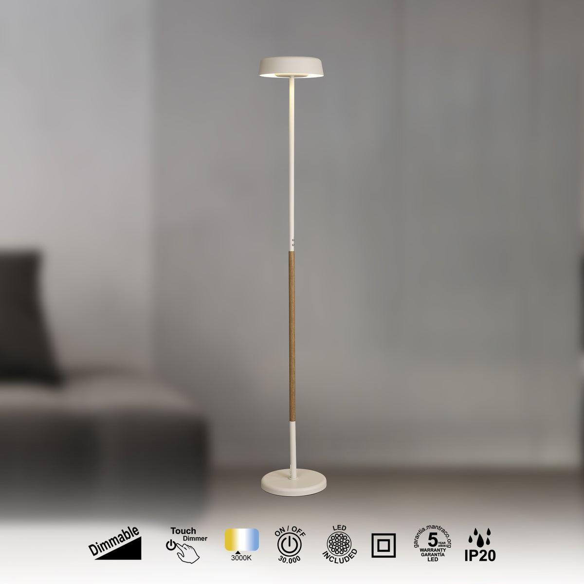 LAMPA PODŁOGOWA NOA II OD MANTRA 8568
