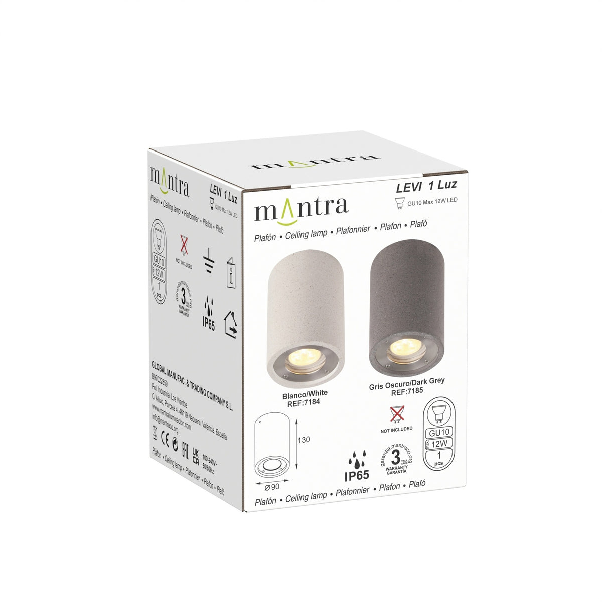 SPOTLIGHT SUFITOWA LEVI OD MANTRA 7185