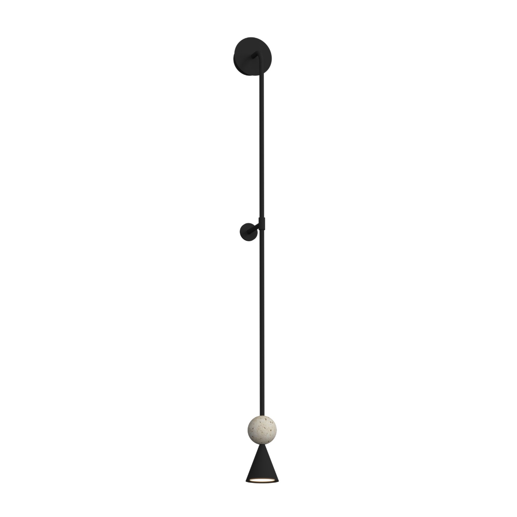 LAMPA KINKIET BINGO CZARNY OD MAXLIGHT W0447