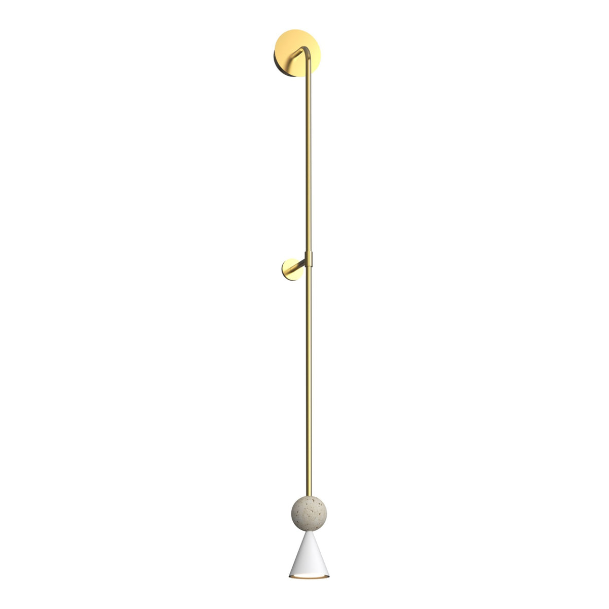 LAMPA KINKIET BINGO ZŁOTY OD MAXLIGHT W0449