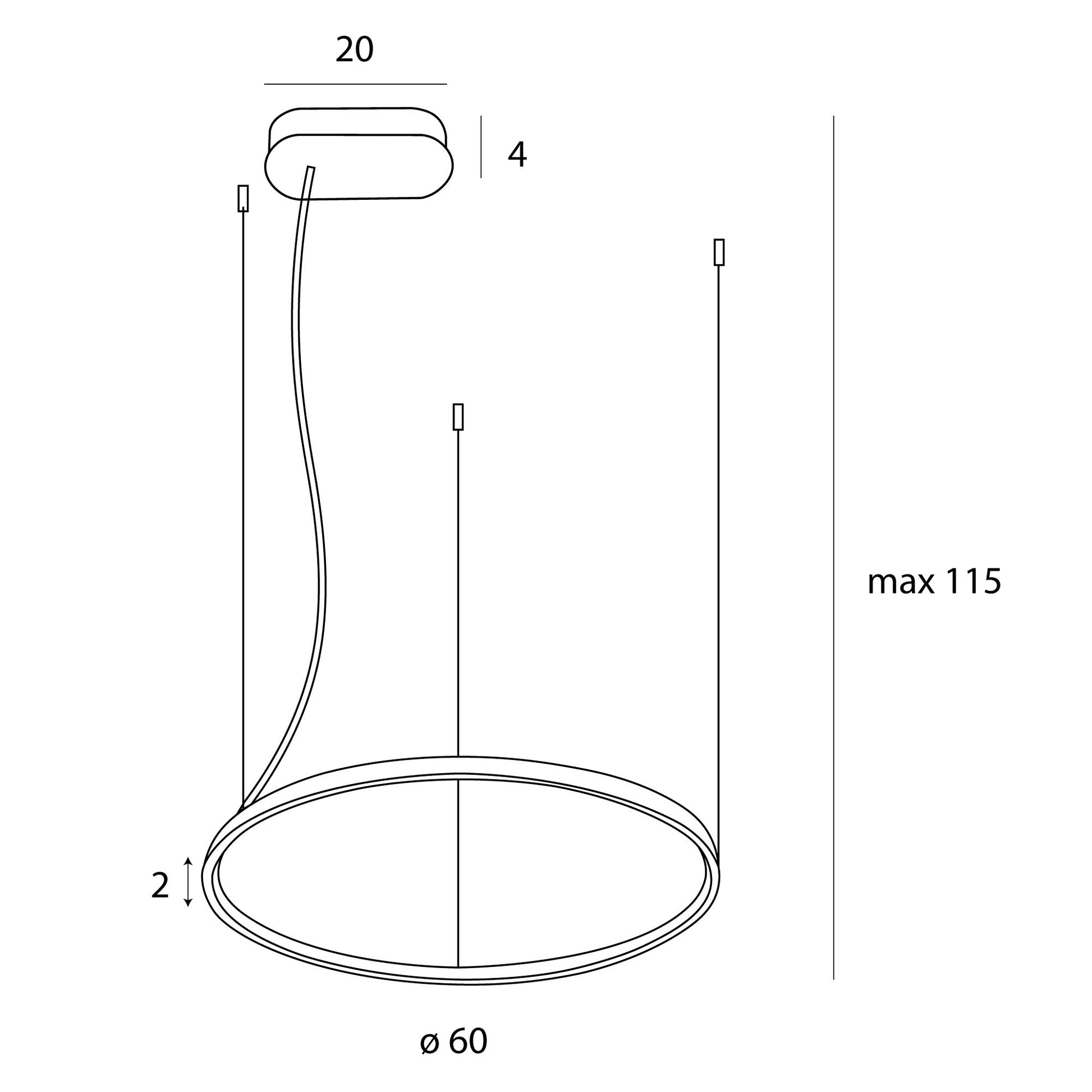 LAMPA KINKIET VISUAL BIAŁY OD MAXLIGHT P0655