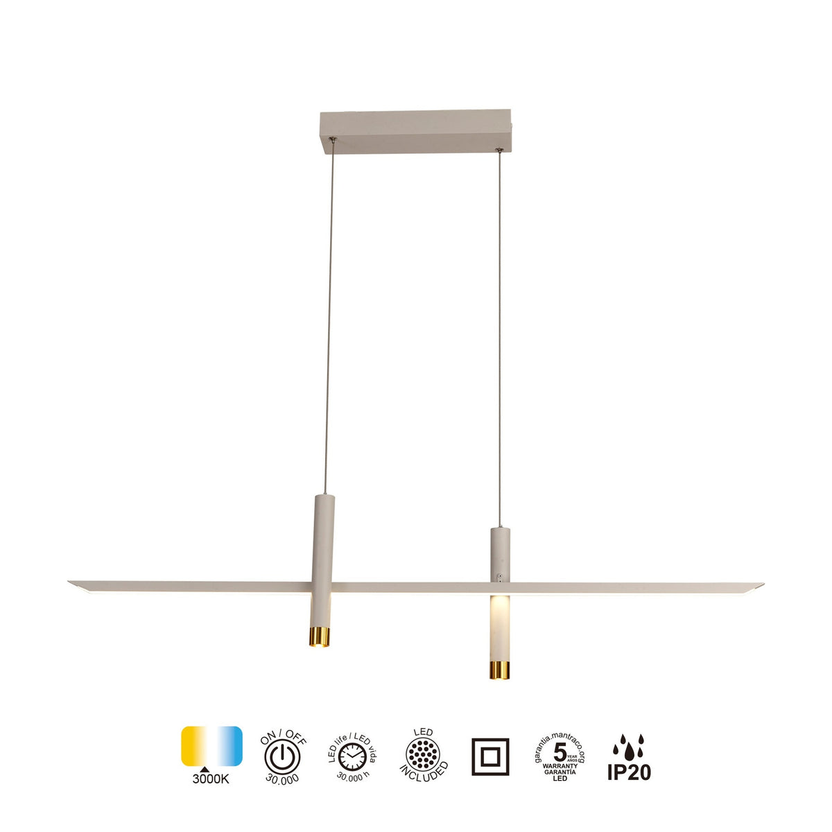LAMPA WISZĄCA ESPARTA OD MANTRA 7980
