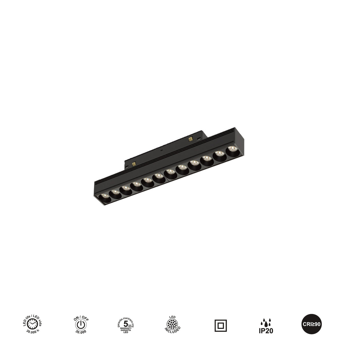 LAMPA SZYNOWA LUMINARIAS MAGNETO OD MANTRA 8337