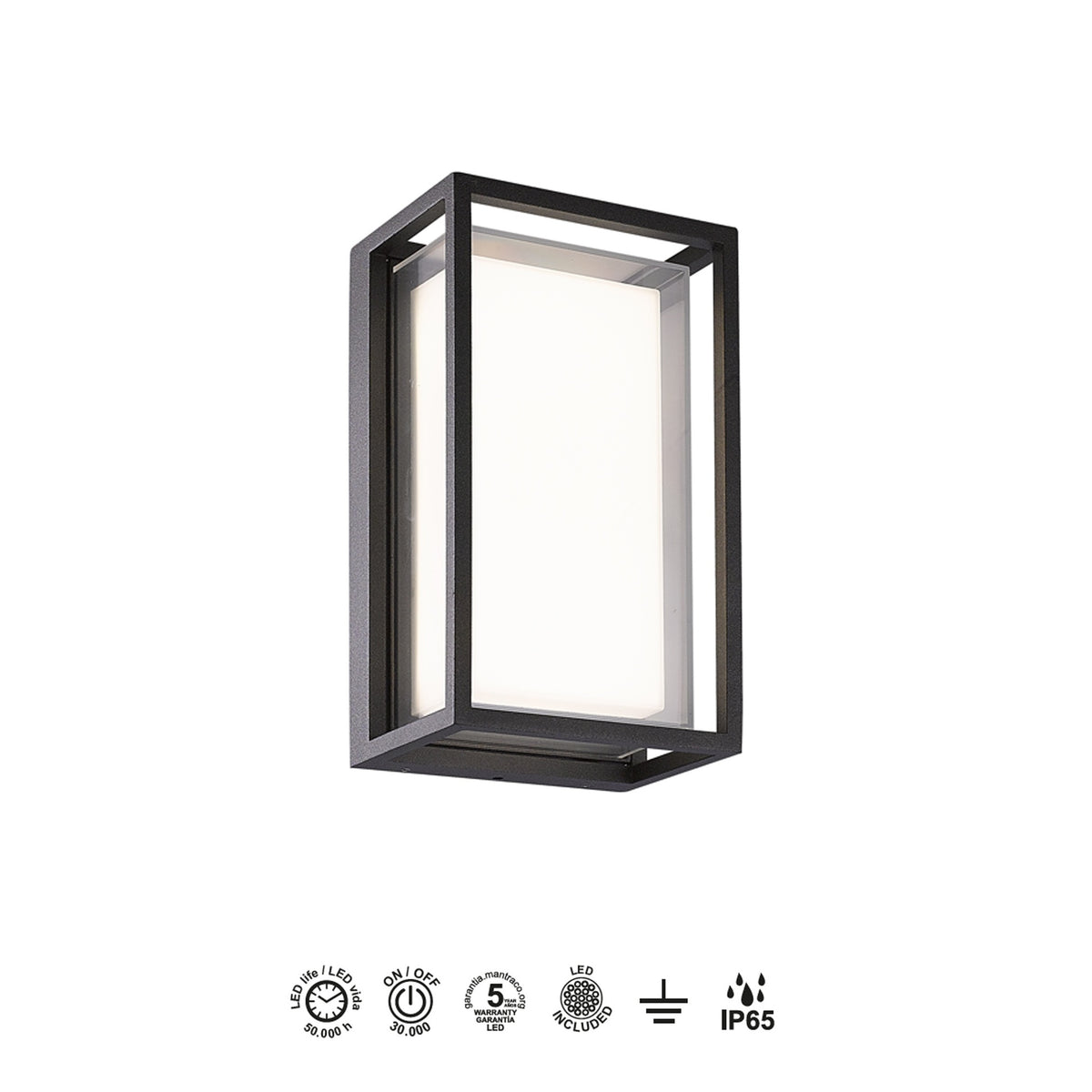 LAMPA ŚCIENNA CHAMONIX OD MANTRA 7062
