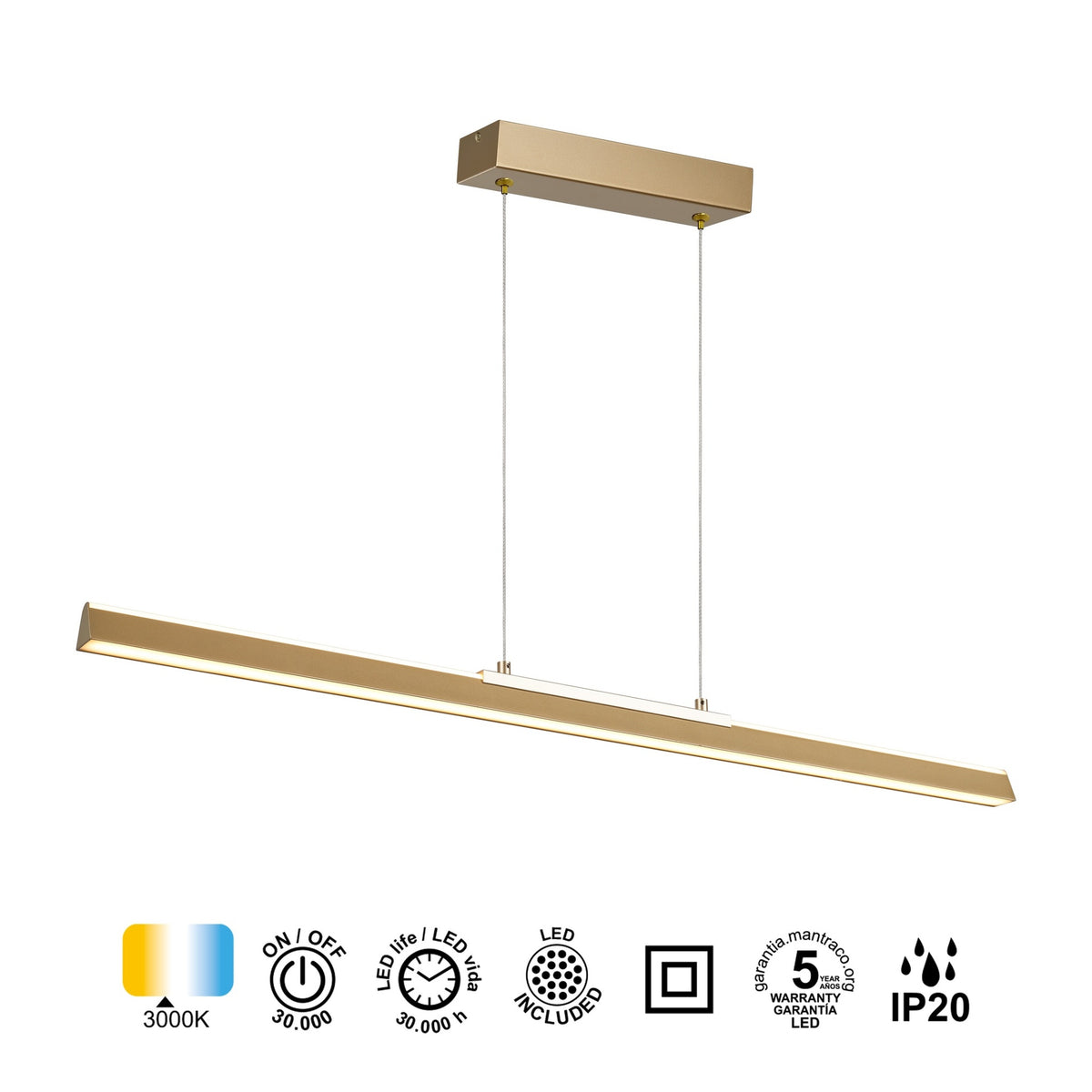 LAMPA WISZĄCA LINEAL OD MANTRA 8961