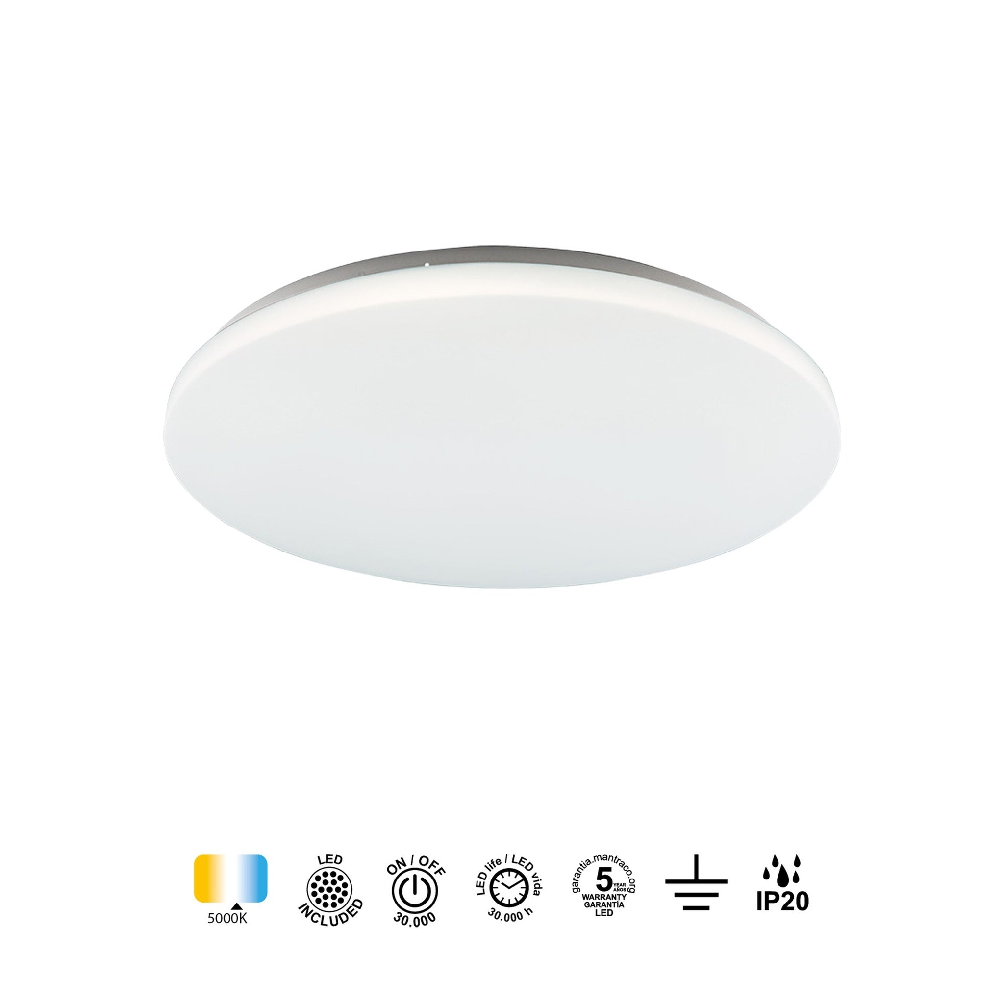LAMPA SUFITOWA ZERO II OD MANTRA 5945