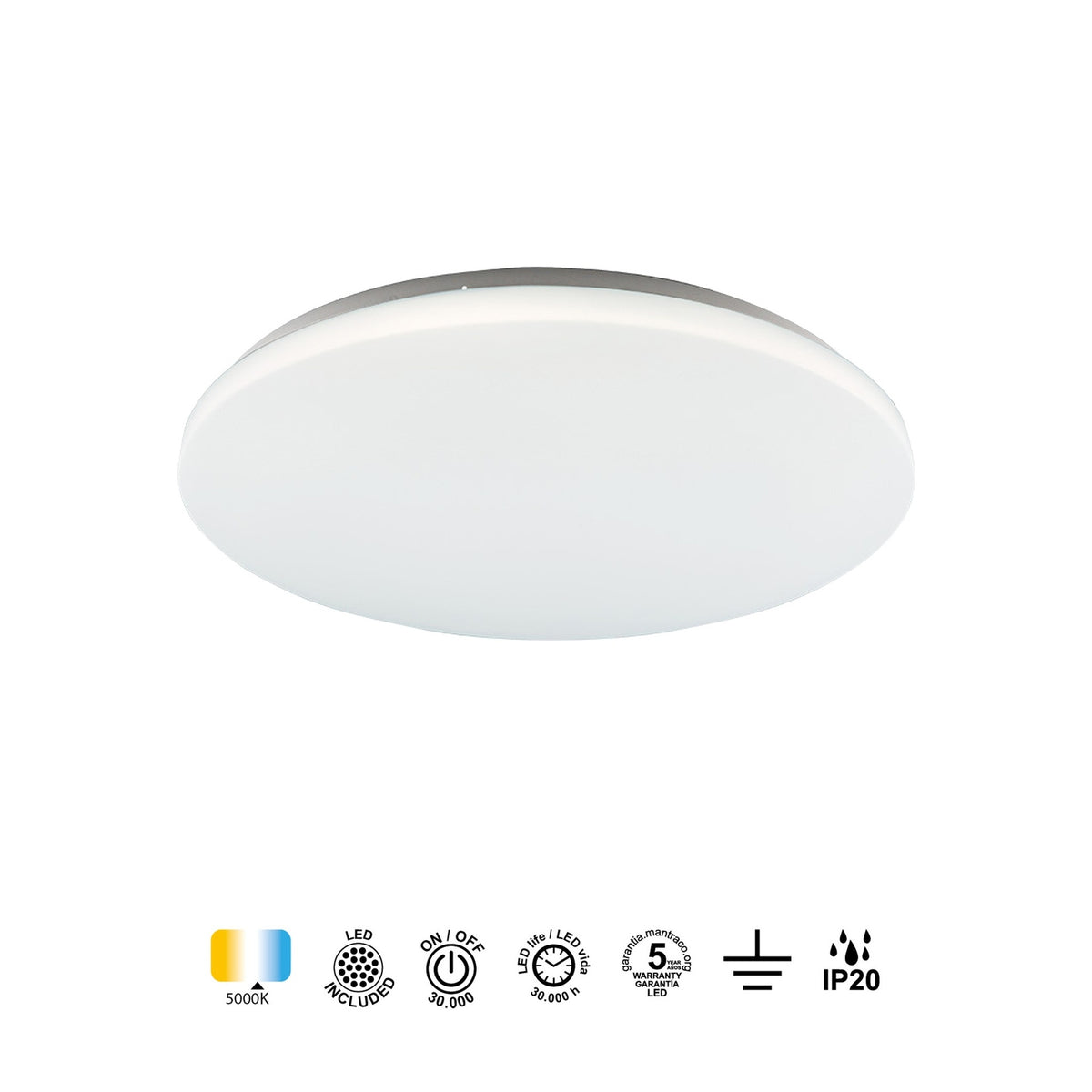 LAMPA SUFITOWA ZERO II OD MANTRA 5945