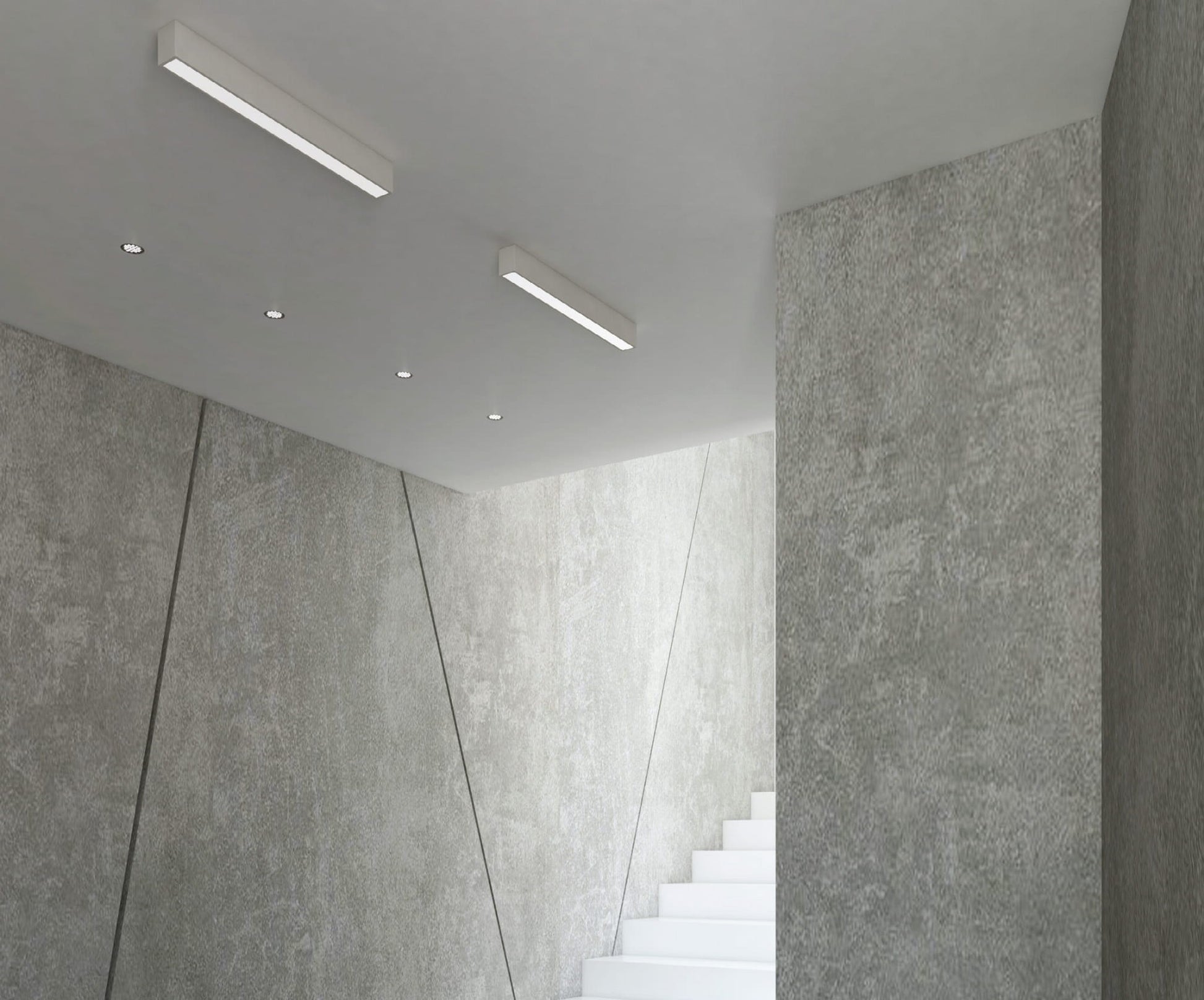 LAMPA PLAFON LINEAR BIAŁY OD MAXLIGHT C0125