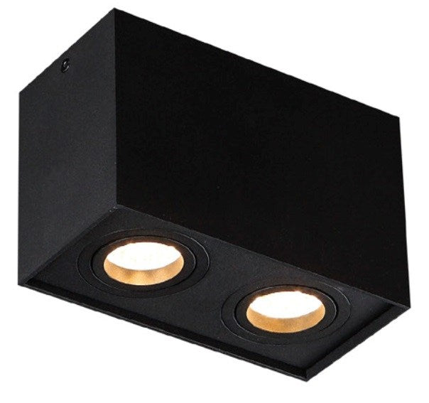 LAMPA PLAFON BASIC CZARNY OD MAXLIGHT C0089