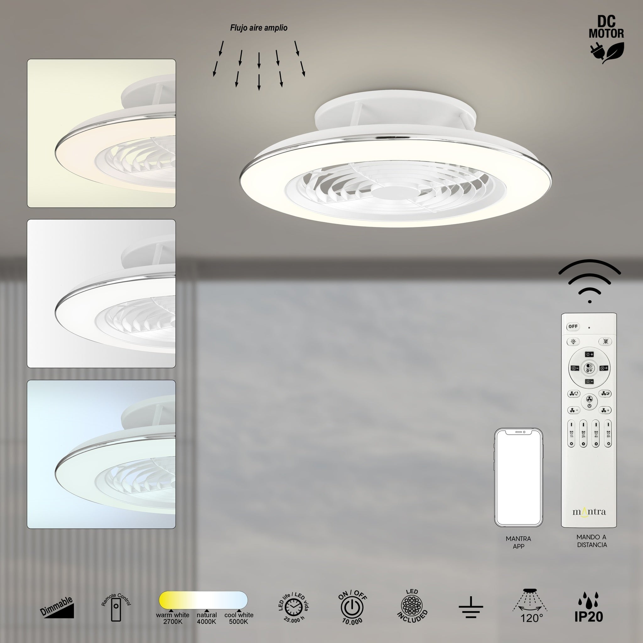 LAMPA SUFITOWA ALISIO OD MANTRA 6705
