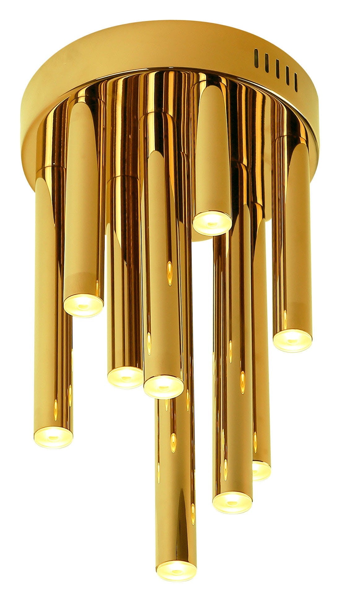 LAMPA PLAFON ORGANIC ZŁOTY OD MAXLIGHT C0197D