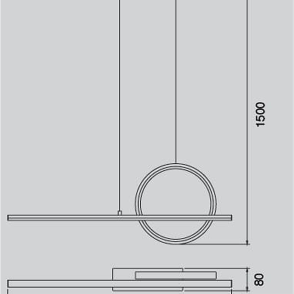 LAMPA WISZĄCA KITESURF OD MANTRA 7142
