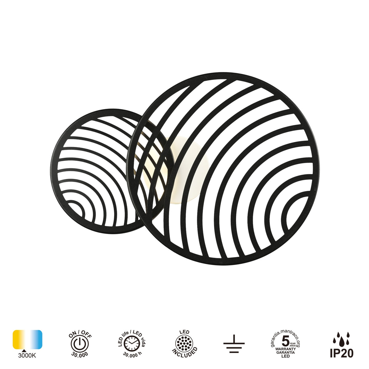 LAMPA SUFITOWA COLLAGE OD MANTRA 7234