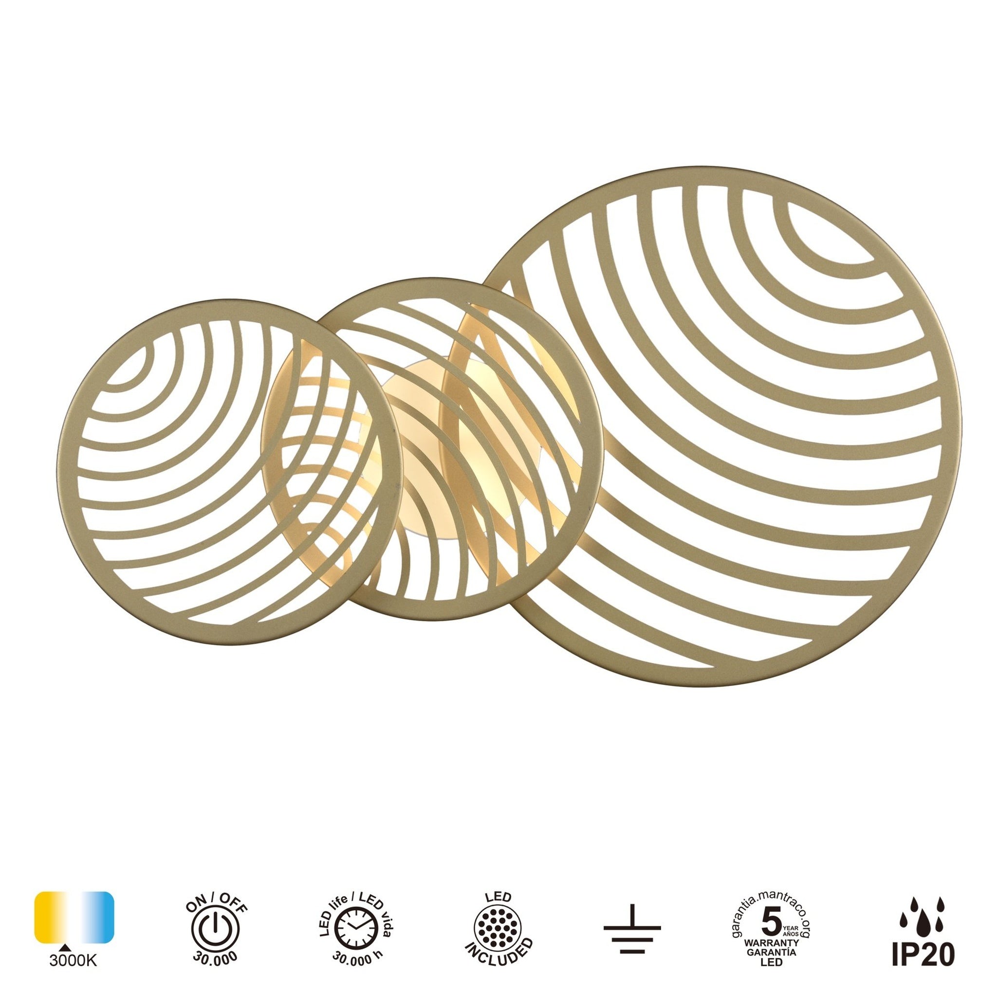 LAMPA SUFITOWA COLLAGE OD MANTRA 7233