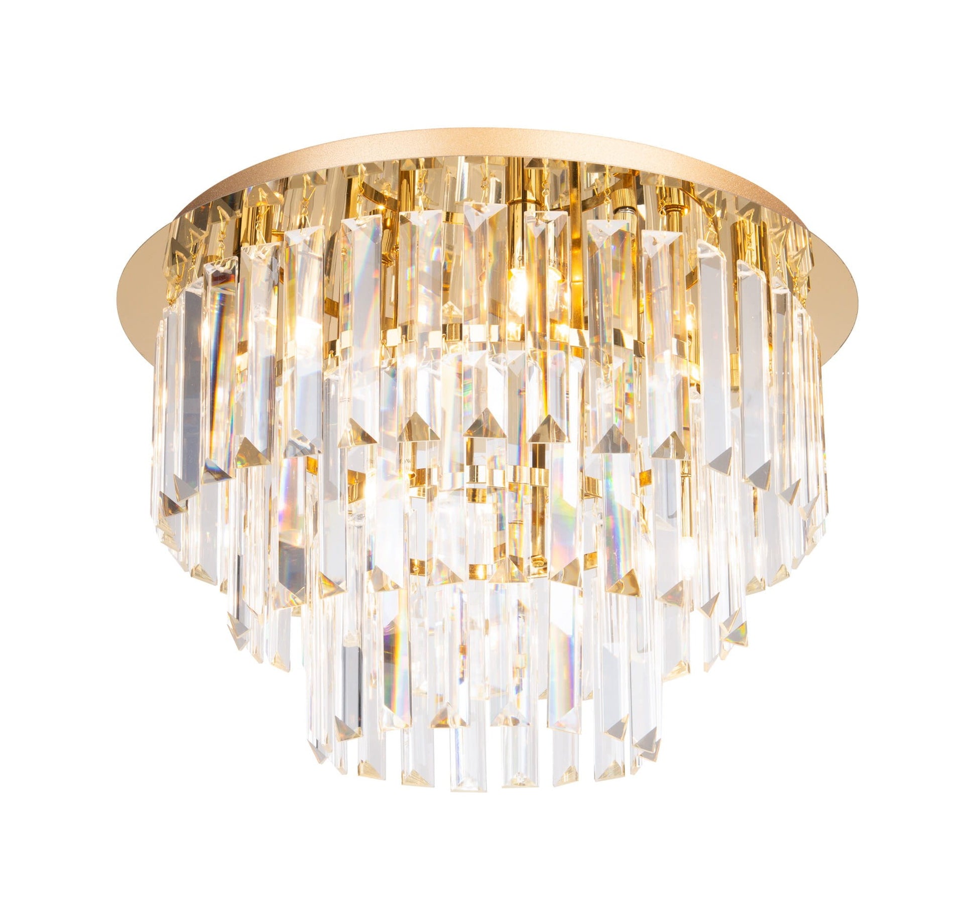 LAMPA PLAFON MONACO ZŁOTY OD MAXLIGHT C0205