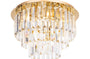 LAMPA PLAFON MONACO ZŁOTY OD MAXLIGHT C0205