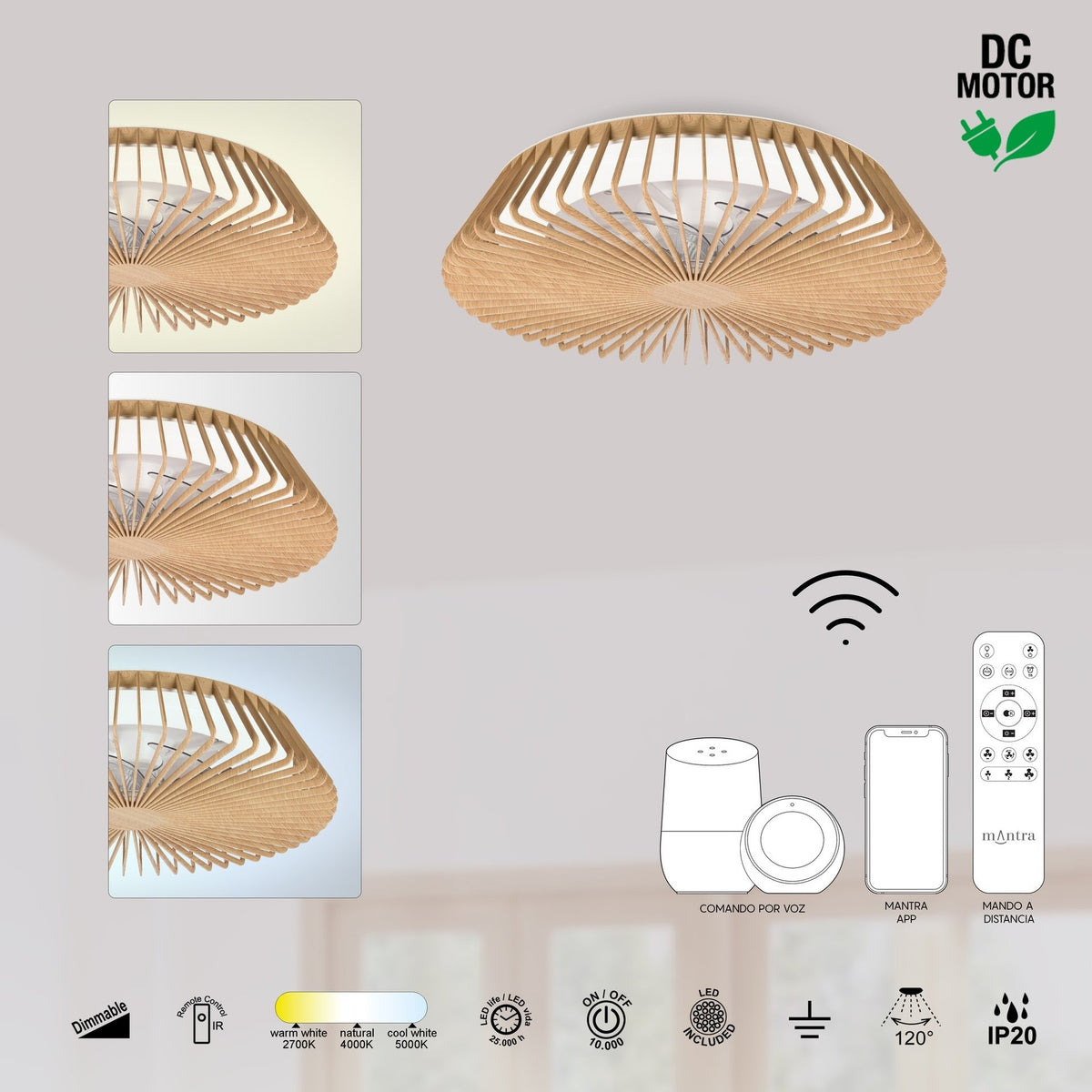 LAMPA SUFITOWA HIMALAYA OD MANTRA 7128