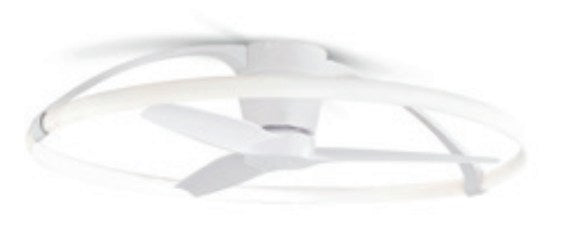 LAMPA Wentylator sufitowy NEPAL BIAŁY OD MANTRA 7530