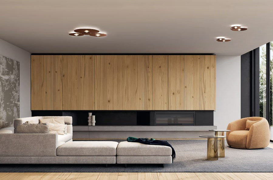 LAMPA PLAFON MIEDZIANY OD LODES
