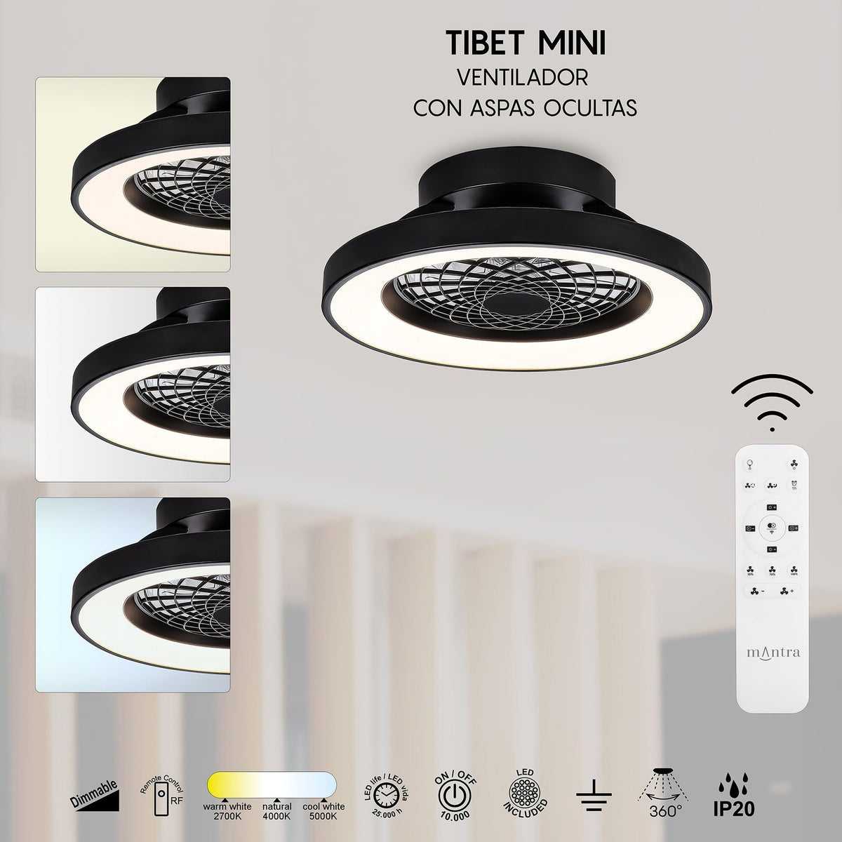 LAMPA SUFITOWA TÍBET MINI OD MANTRA 7805