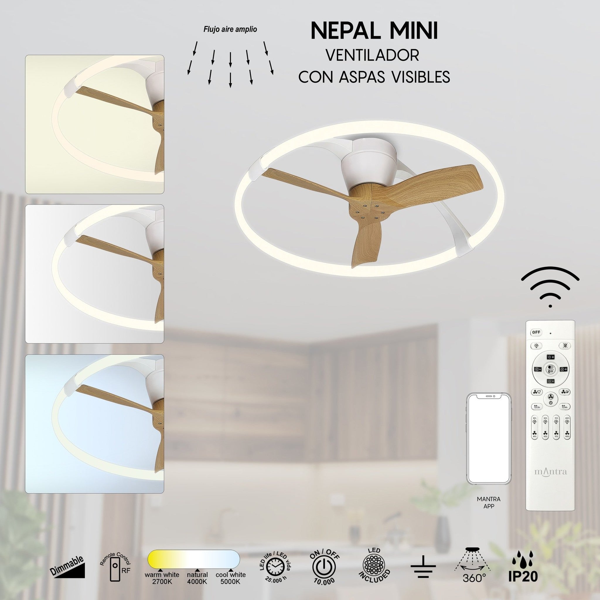 LAMPA SUFITOWA NEPAL MINI OD MANTRA 7803