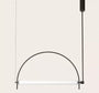 LAMPA WISZĄCA ARC CZARNY OD AROMAS DEL CAMPO C1292