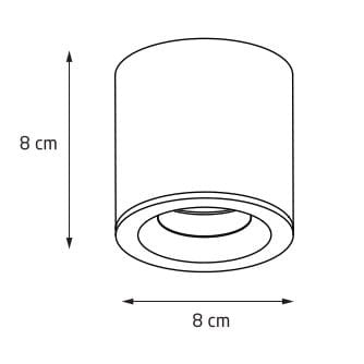 LAMPA PLAFON FORM ZŁOTY OD MAXLIGHT C0217