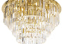 LAMPA PLAFON MONACO ZŁOTY OD MAXLIGHT C0224
