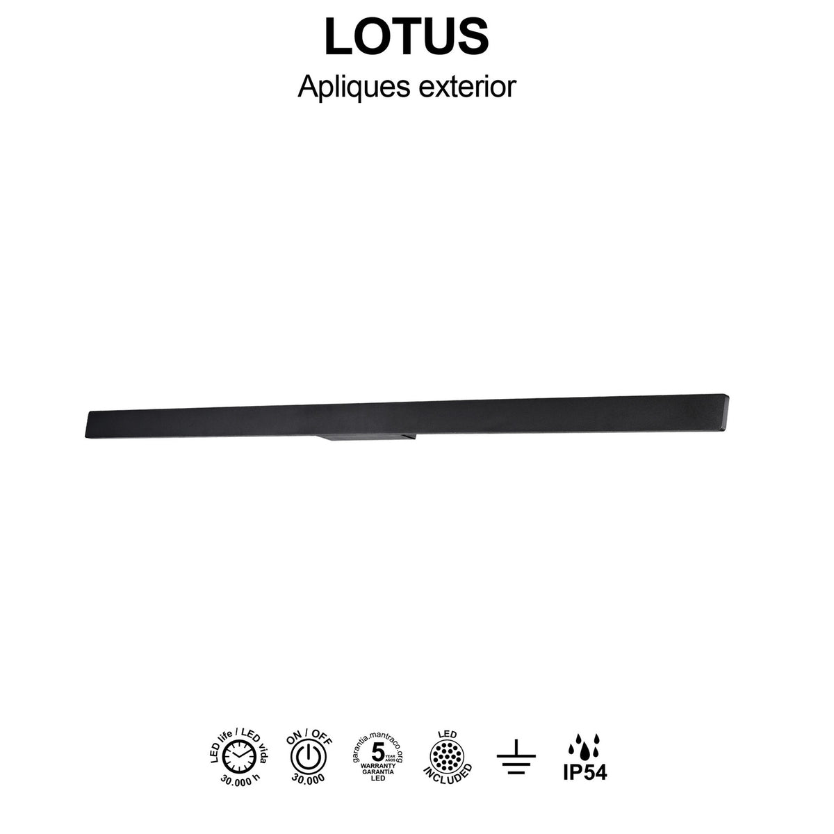 LAMPA ŚCIENNA LOTUS OD MANTRA 7992