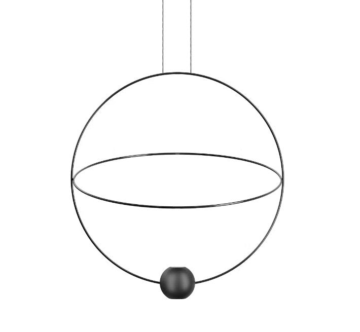 LAMPA WISZĄCA ELARA CZARNY od LODES