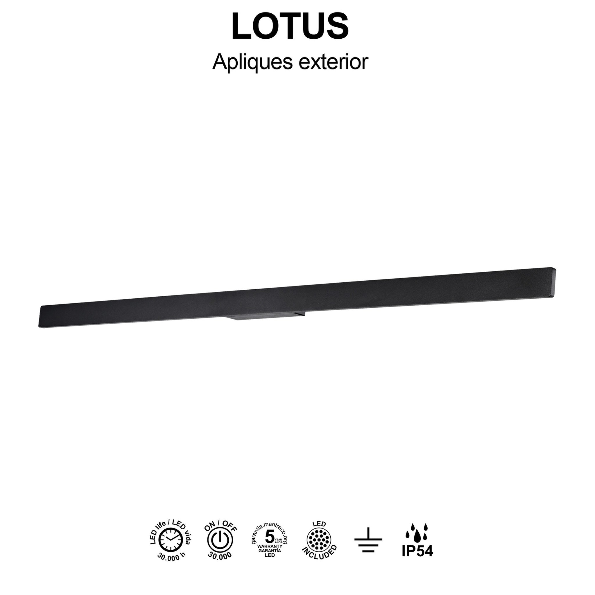 LAMPA ŚCIENNA LOTUS OD MANTRA 7996
