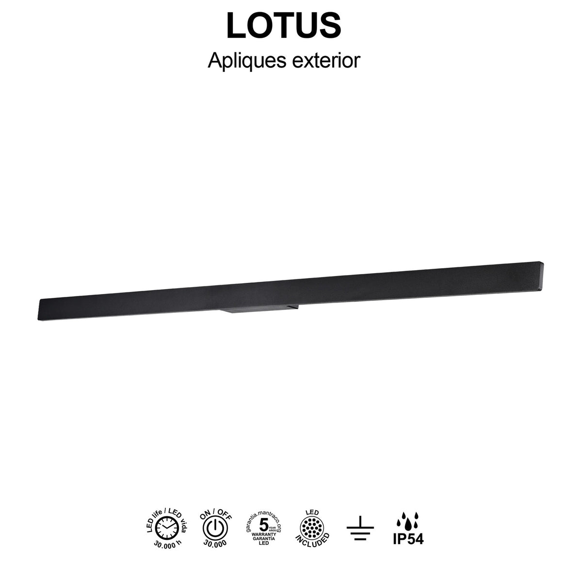 LAMPA ŚCIENNA LOTUS OD MANTRA 7996