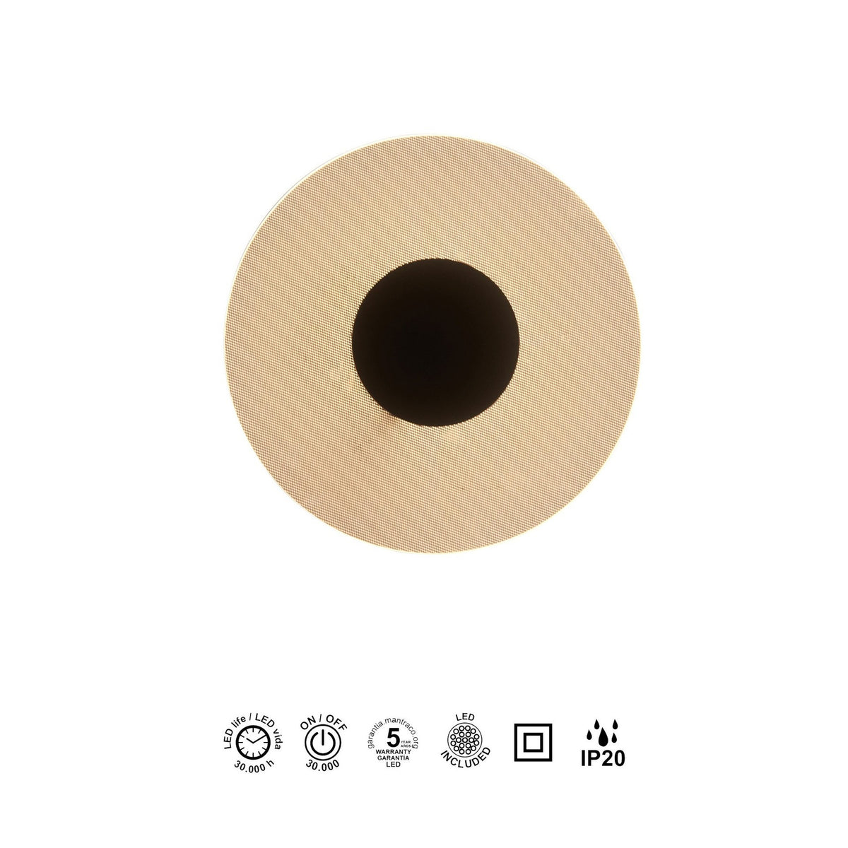 LAMPA ŚCIENNA VENUS OD MANTRA 8011