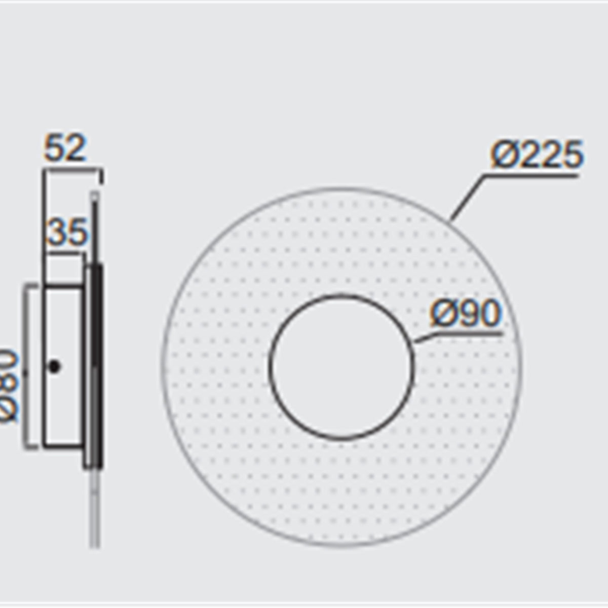 LAMPA ŚCIENNA VENUS OD MANTRA 8011