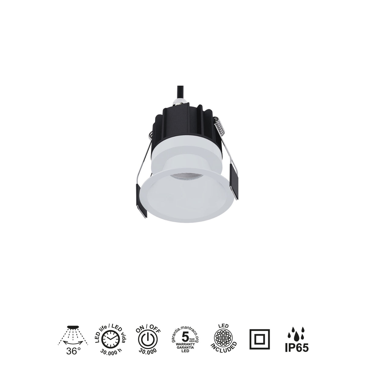 LAMPA WPUSZCZANA ROMBOK OD MANTRA 8764