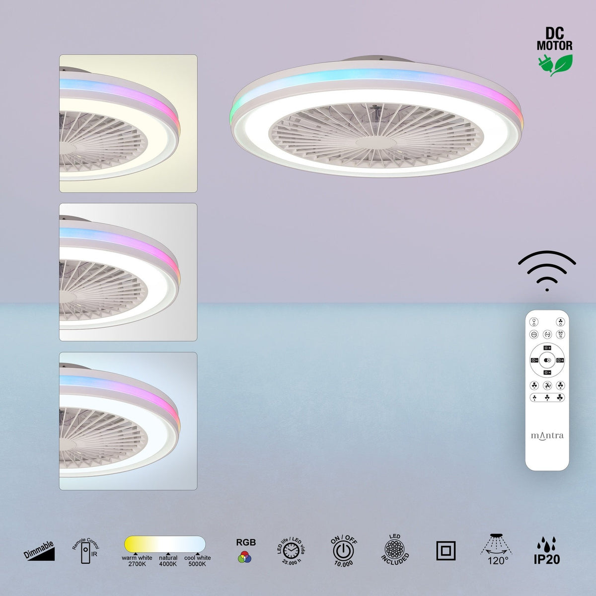 LAMPA SUFITOWA GAMER BIG OD MANTRA 7861