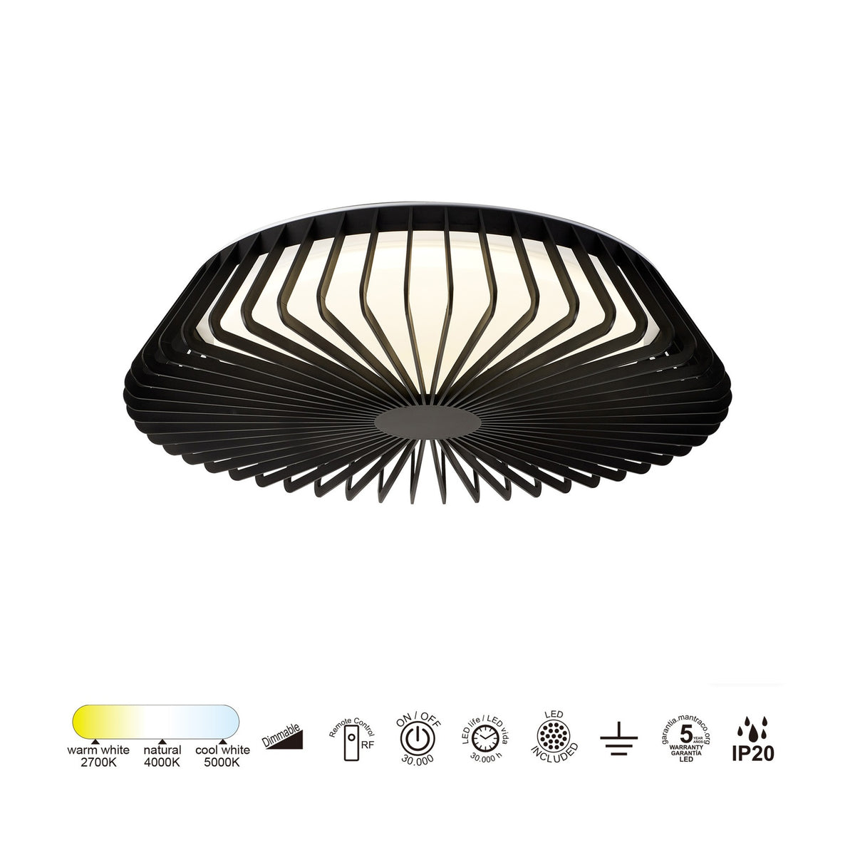 LAMPA SUFITOWA HIMALAYA PLAFON OD MANTRA 7968