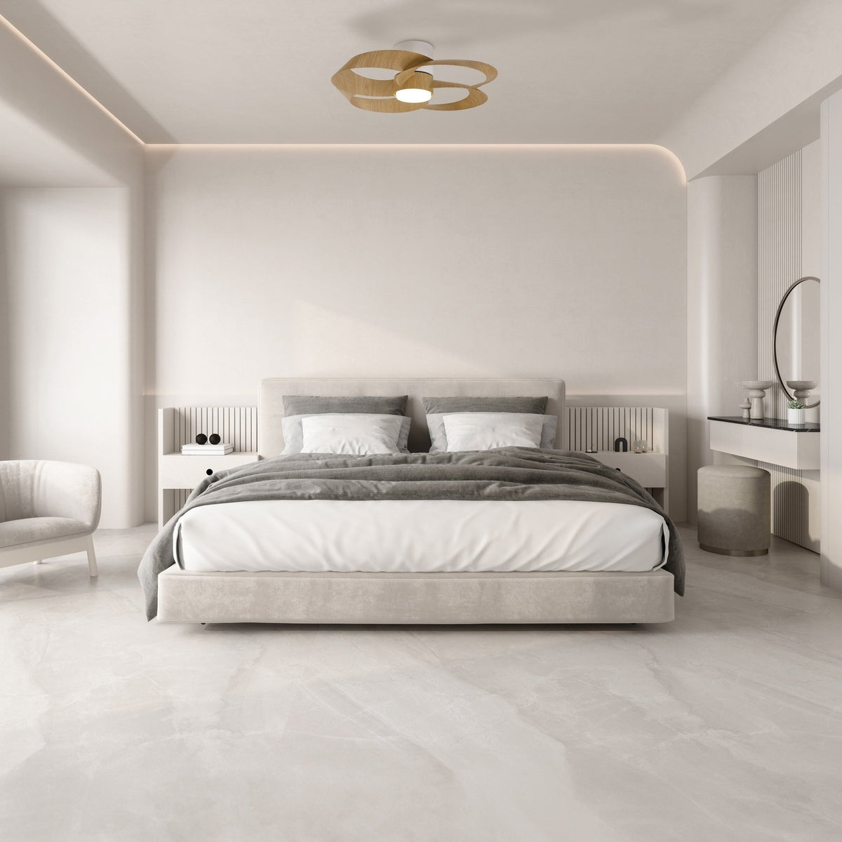 LAMPA WENTYLATOR SUFITOWY ROSE OD MANTRA 8707