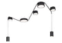 LAMPA  ZUMAIA CZARNY OD MAXLIGHT C0249