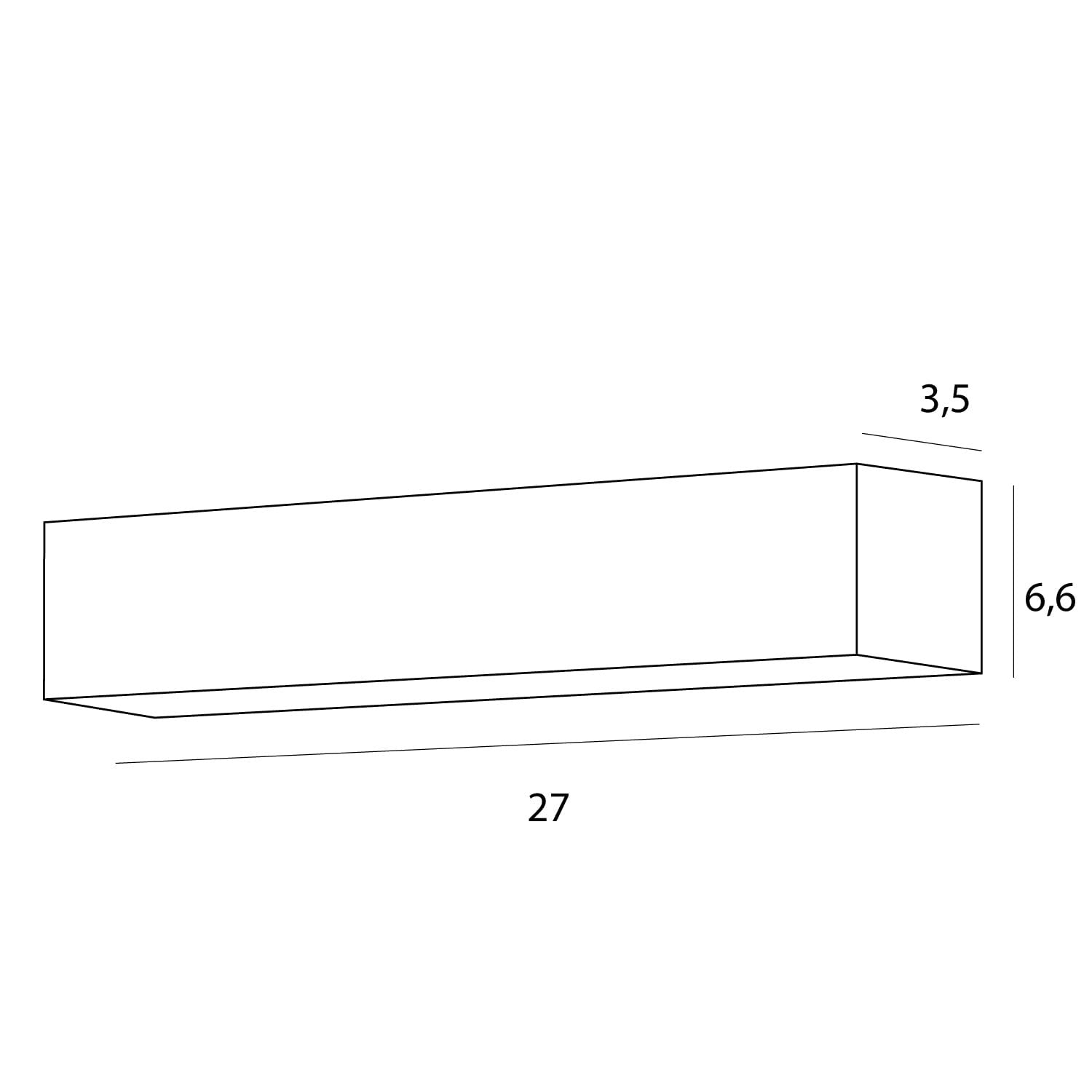 OŚWIETLENIE TECHNICZNE NATYNKOWE X-LINE C BIAŁY OD MAXLIGHT C0254