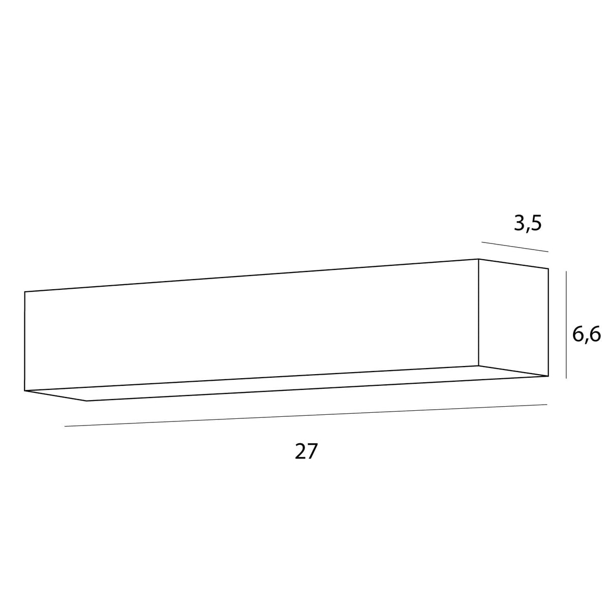 OŚWIETLENIE TECHNICZNE NATYNKOWE X-LINE C BIAŁY OD MAXLIGHT C0254