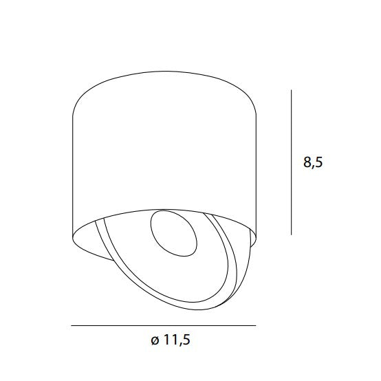 OŚWIETLENIE TECHNICZNE NATYNKOWE VECTOR BIAŁY OD MAXLIGHT C0265